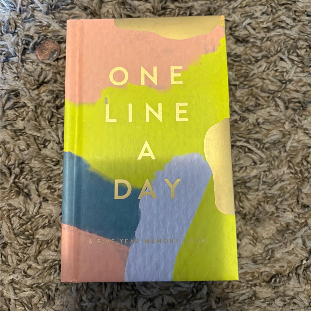 Colorful One Line a Day Memory Journal